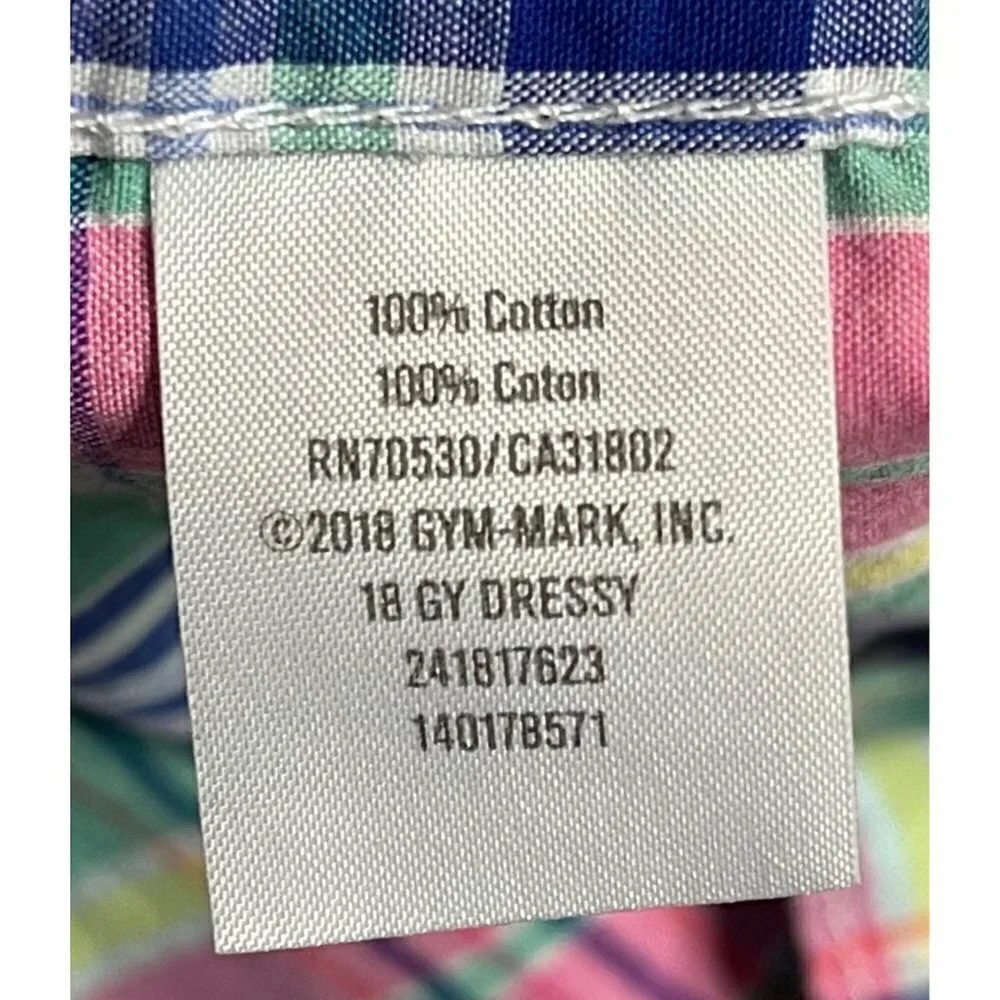 2 Boy's Button Front Shirts Long Sleeve Gymboree/ Cat & Jack Size 4T